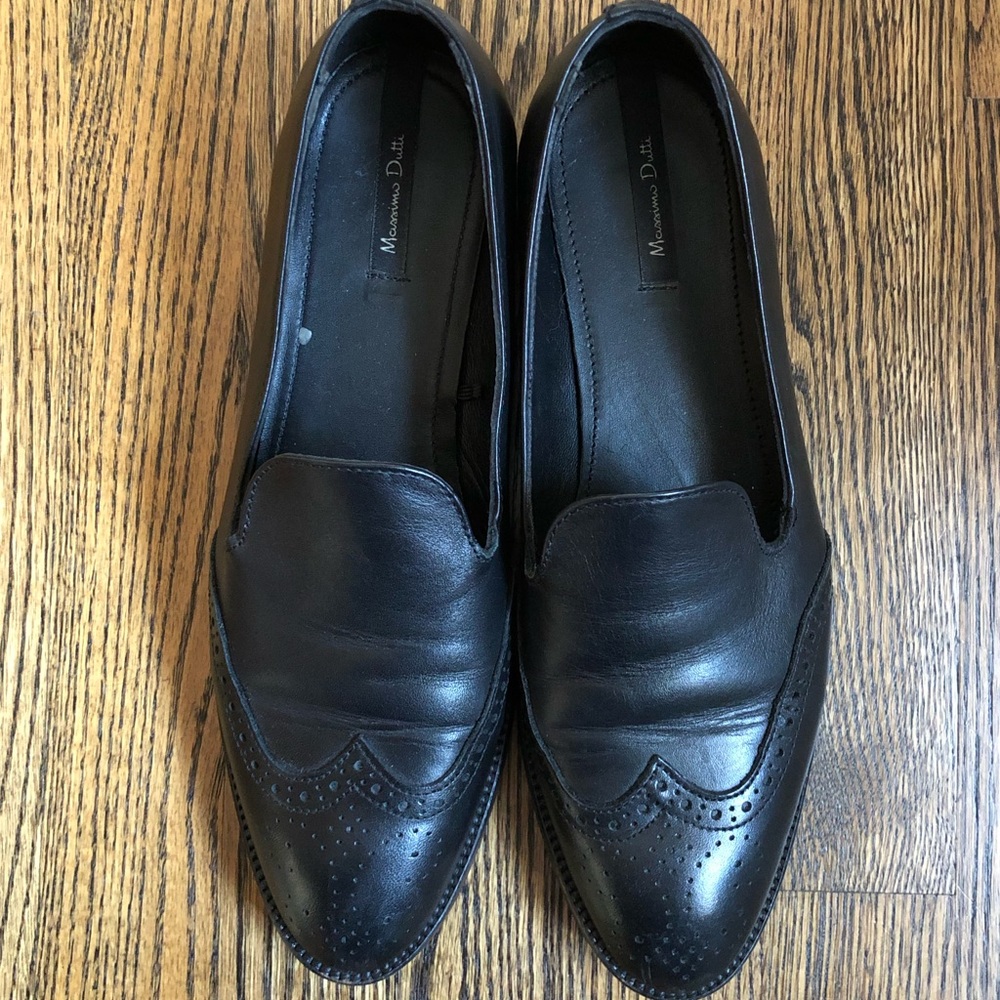 Size 40 Massimo Dutti Leather Loafers